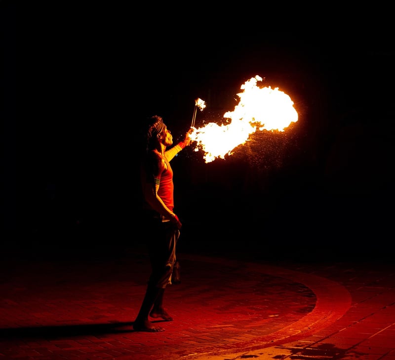 Fire-breathing Performers